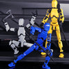 3D Articulated Action Figure Building Toy