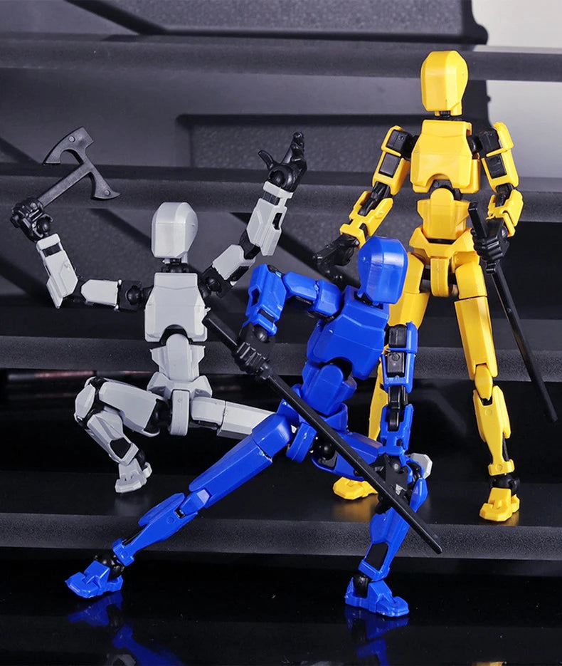 3D Articulated Action Figure Building Toy
