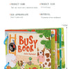 Montessori Quiet Book – Interactive Word Recognition & Early Learning Activity Book for Kids