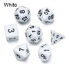 7-Piece Polyhedral Dice Set for Tabletop RPGs and Board Games