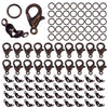Stainless Steel Jewelry Findings Kit with Clasps, Jump Rings & Connectors