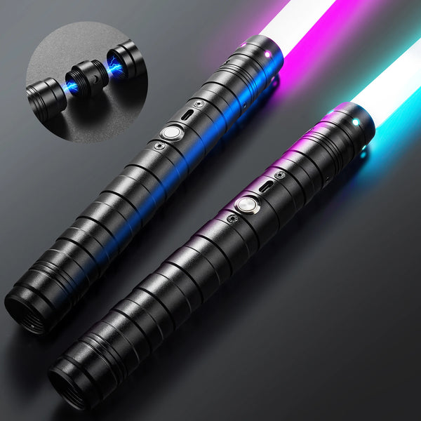 RGB Metal Lightsaber with 7 Color Modes and Sound Effects