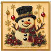 Festive Christmas Pearl Diamond Painting Kit with Frame