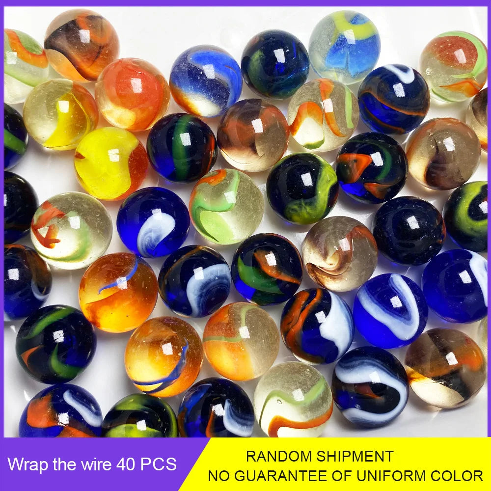 Colorful Glass Marbles for Play, Decor & Craft Projects