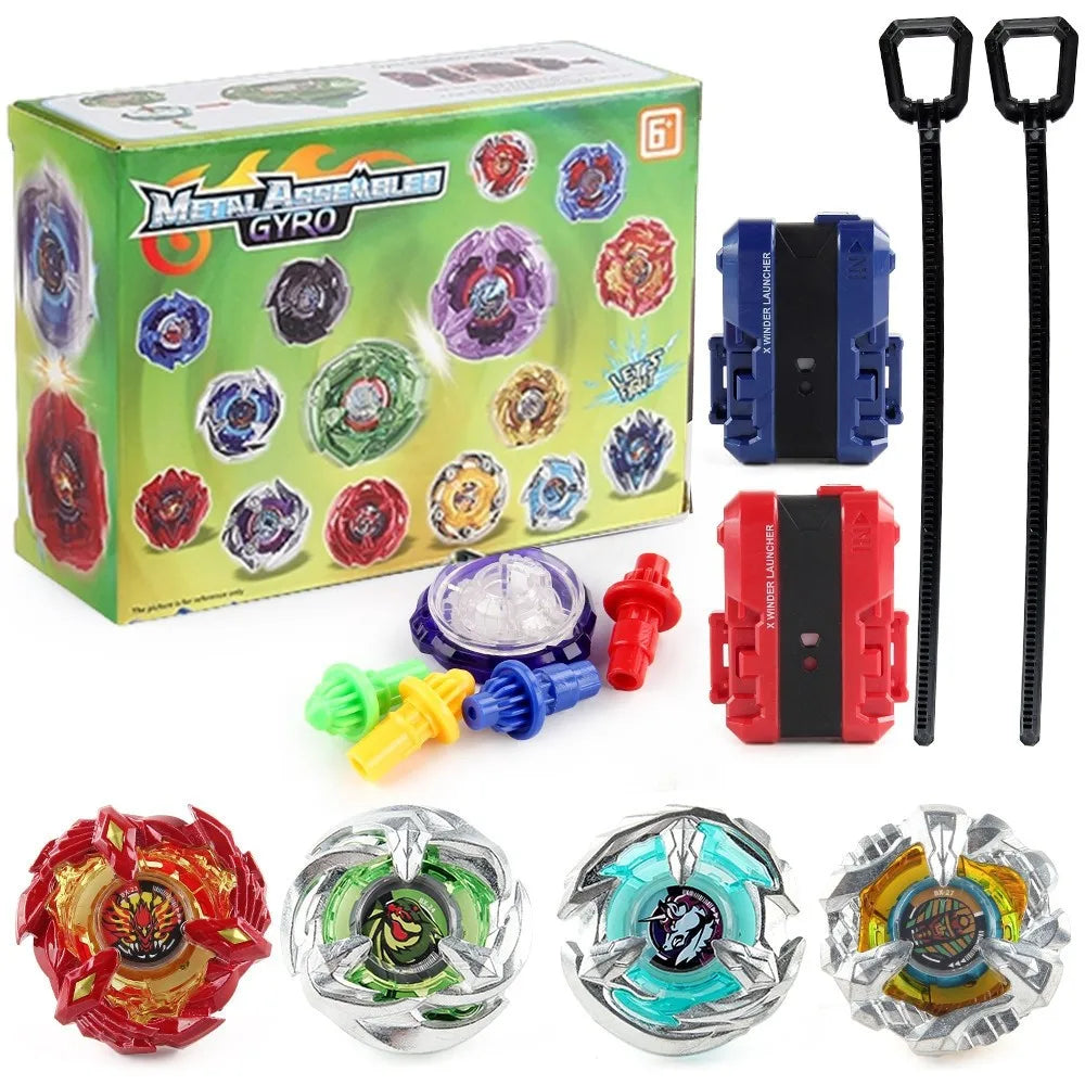Gyro Spinning Tops Battle Set with Launchers