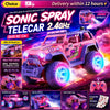 Pink Remote Control Drift Car with Lights and Sound Effects