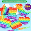 Rainbow Pop Fidget Toy – Large 20cm Squishy Sensory Stress Relief for Kids & Adults
