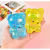 Glitter Gummy Bear Stress Relief Squishy Toy