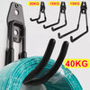 Heavy Duty Steel Wall Mount Hooks for Garage & Garden Organization