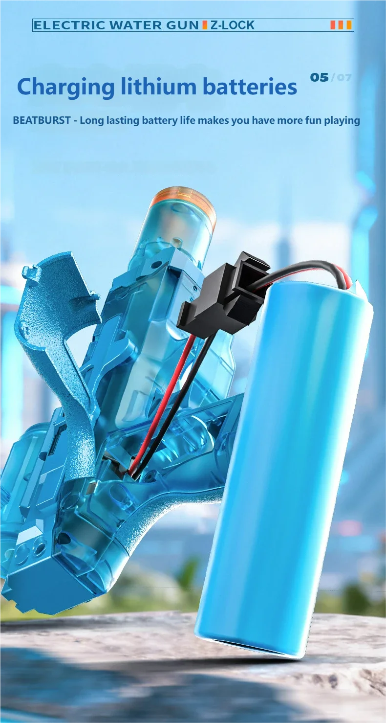 Automatic Electric Water Gun for Outdoor Fun