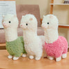 Soft Alpaca Plush Toy – 25cm Cute Three-Tone Stuffed Animal