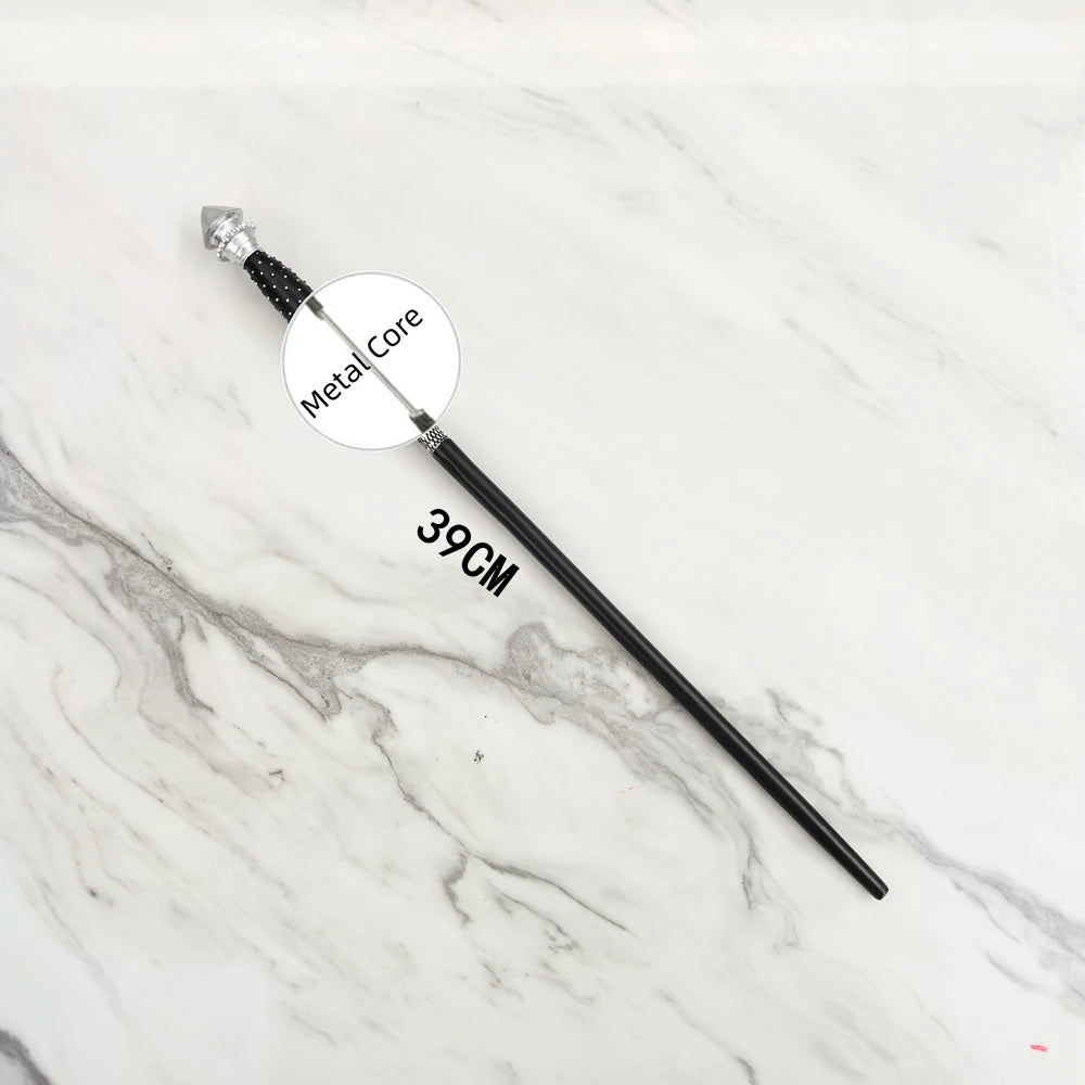 Anime-Inspired Magic Wand with Metal Core and Display Box