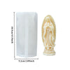 3D Virgin Mary Silicone Mold for Candles, Soap & Resin