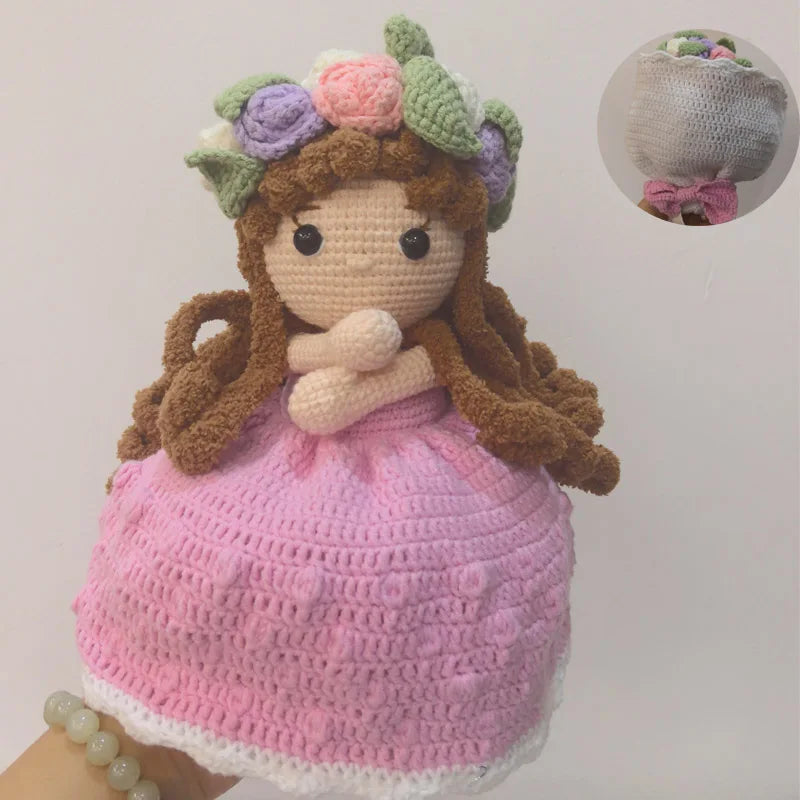 Handcrafted Crochet Doll Figurine