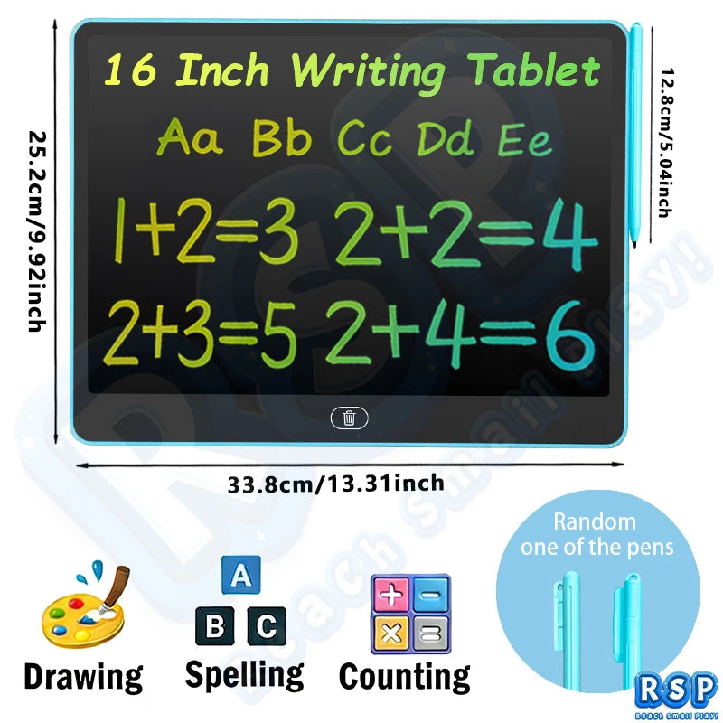 LCD Writing Tablet for Kids – 13/16 Inch Color Doodle Board