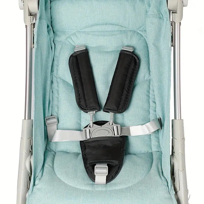 Universal Stroller Shoulder Strap Covers – Soft Cushioned Safety Belt Pads