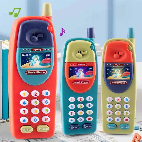 Interactive Music Phone Toy for Toddlers