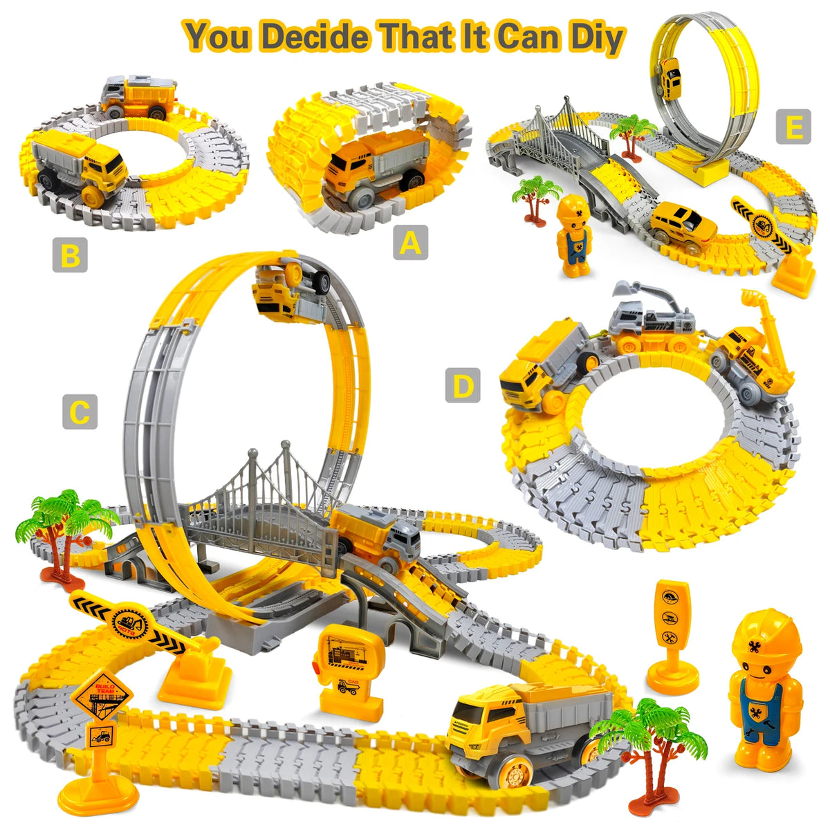 Magic Climbing Track Car Set for Kids