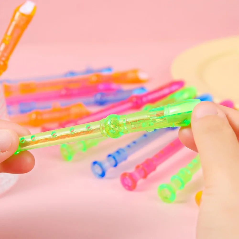 Colorful Six-Hole Recorder Flute for Kids Party Favors