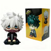 PVC figure of Tomura Shigaraki, Izuku Midoriya, and Katsuki Bakugo from My Hero Academia
