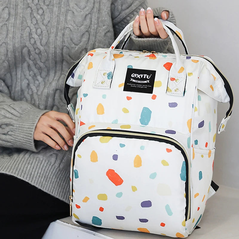 Large Capacity Waterproof Maternity Diaper Bag Backpack