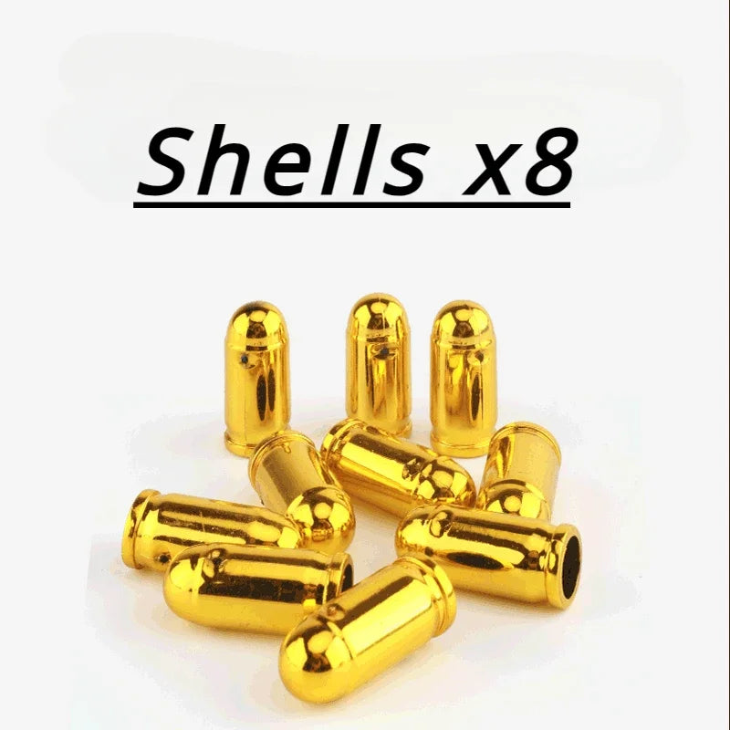 Automatic Shell Ejecting Pistol Toy with Realistic Blowback Action