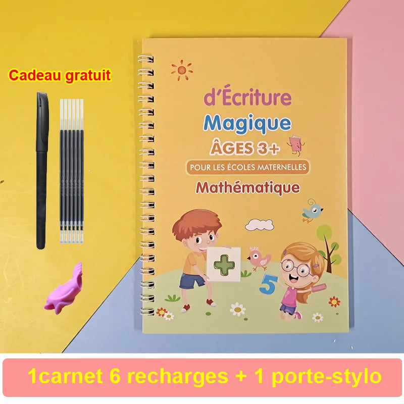 Reusable Magic Arabic Writing Practice Book for Kids