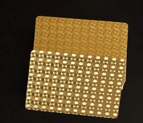 Gold Foil Playing Cards – Waterproof Matte Finish Deck