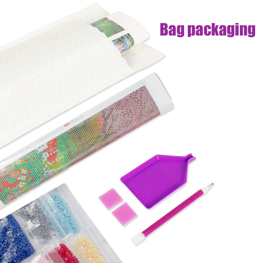 Floral Diamond Painting Kit for Adults & Beginners