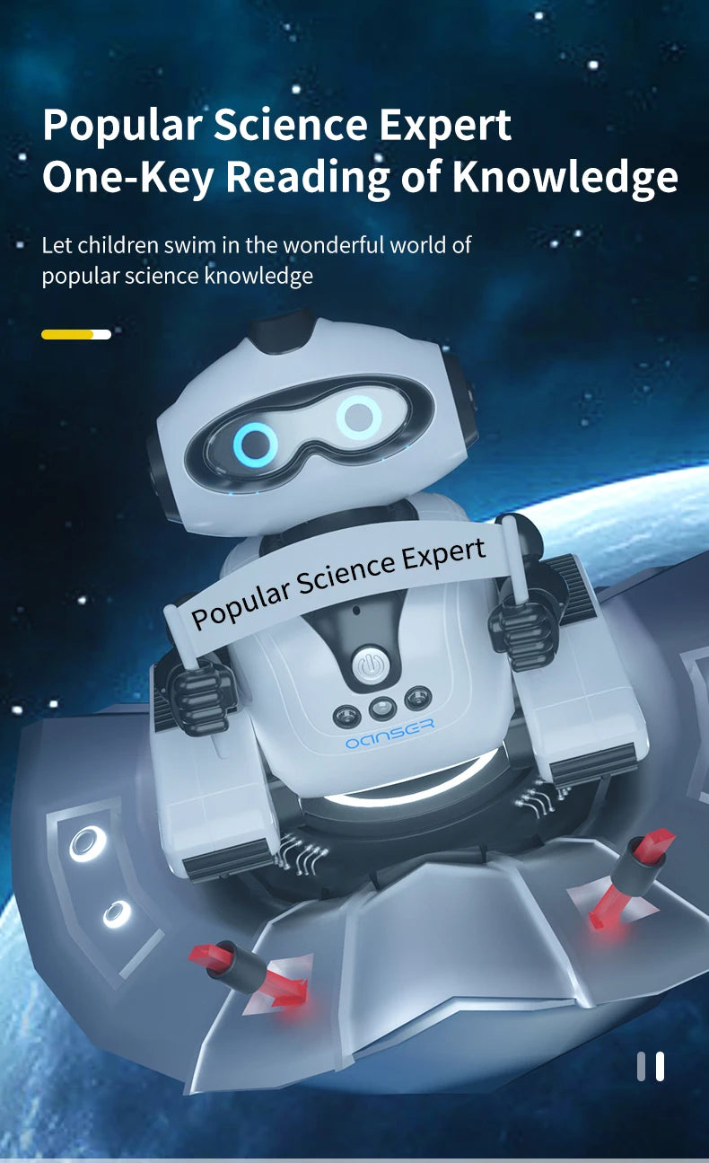 Interactive Gesture-Controlled Robot Toy with Music, Dance & Programming