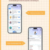 A mobile app interface showing options for switching characters and voice cloning features.
