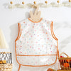 Waterproof Baby Full-Coverage Feeding Bib with Long Sleeves