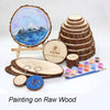 Natural Pine Wood Slices for DIY Crafts and Decor
