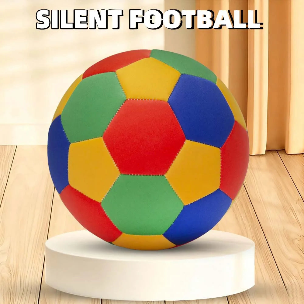 Indoor Silent Soccer Ball for Kids — Soft, Low-Bounce Foam Football