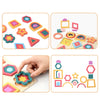 Wooden Rainbow Shape Sorting Puzzle for Kids