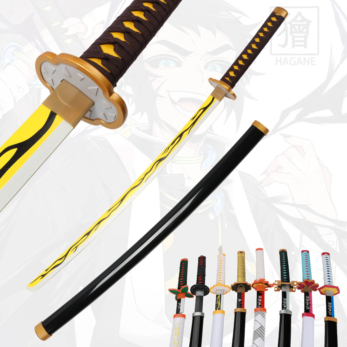 Demon Slayer Anime Katana Replica – 80 cm Cosplay Sword