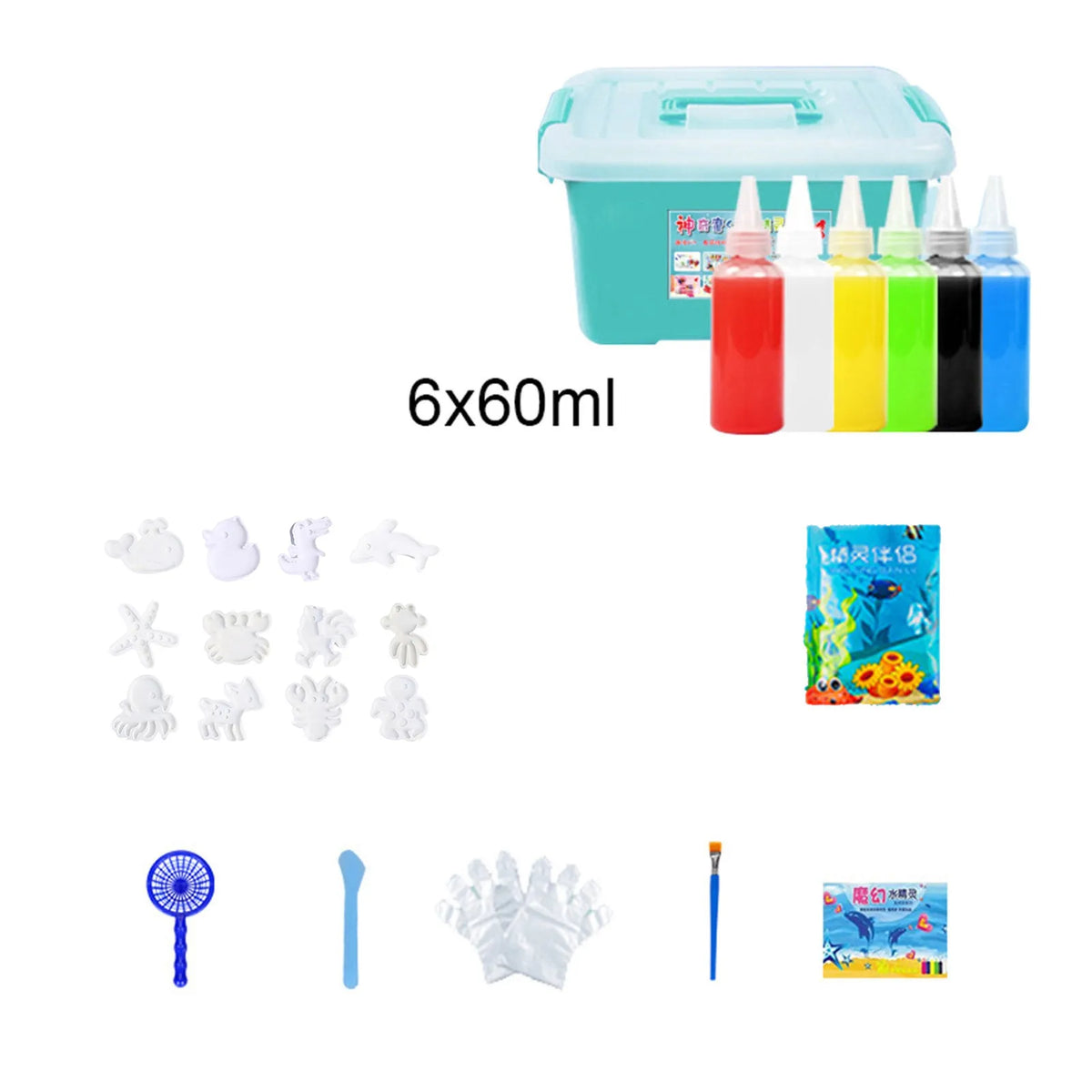 Magic Water Elf DIY Craft Kit – Create Colorful Ocean Creatures
