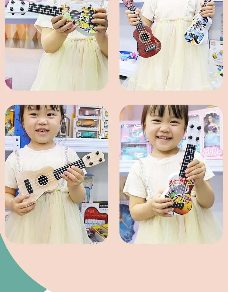 Mini Ukulele Toy for Toddler Musical Learning