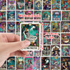 Tarot Card Skull Cartoon Sticker Pack