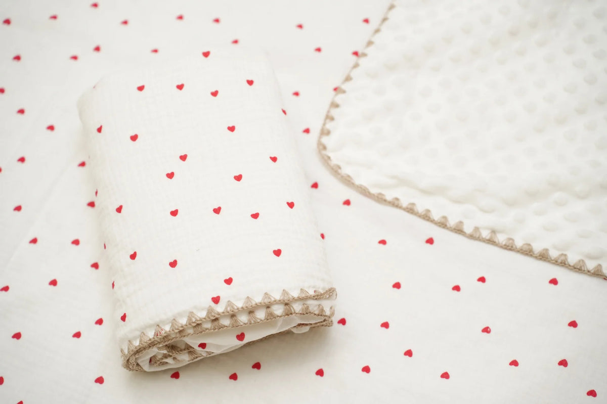 Baby Bear Print Cotton Gauze Swaddle Blanket
