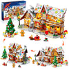 Gingerbread House Building Set with LED Lights – 3 Holiday Styles for Kids and Adults