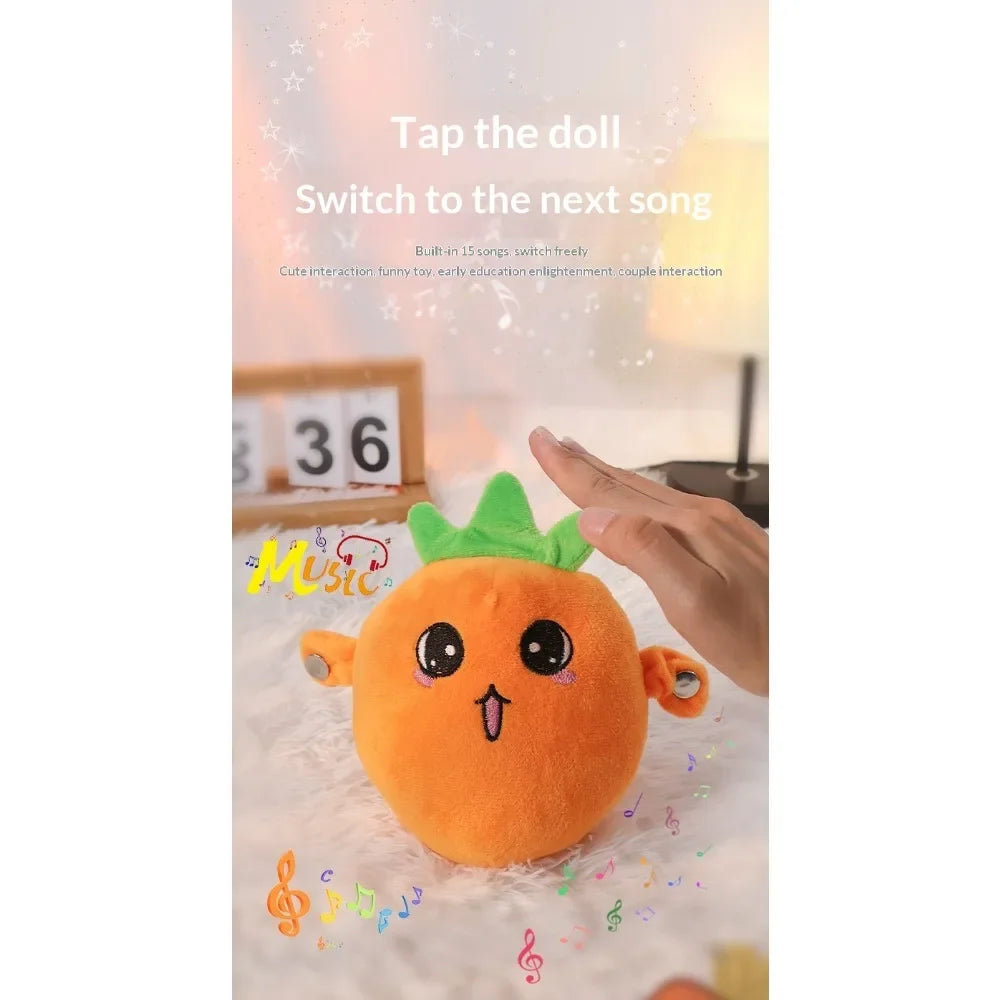 Interactive Musical Teddy Bear Plush Toy with Rhythm Piano