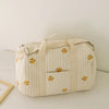 Embroidered Diaper Bag with Large Capacity for Travel & Everyday Use