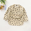 Waterproof Long-Sleeve Art Smock Bib for Toddlers