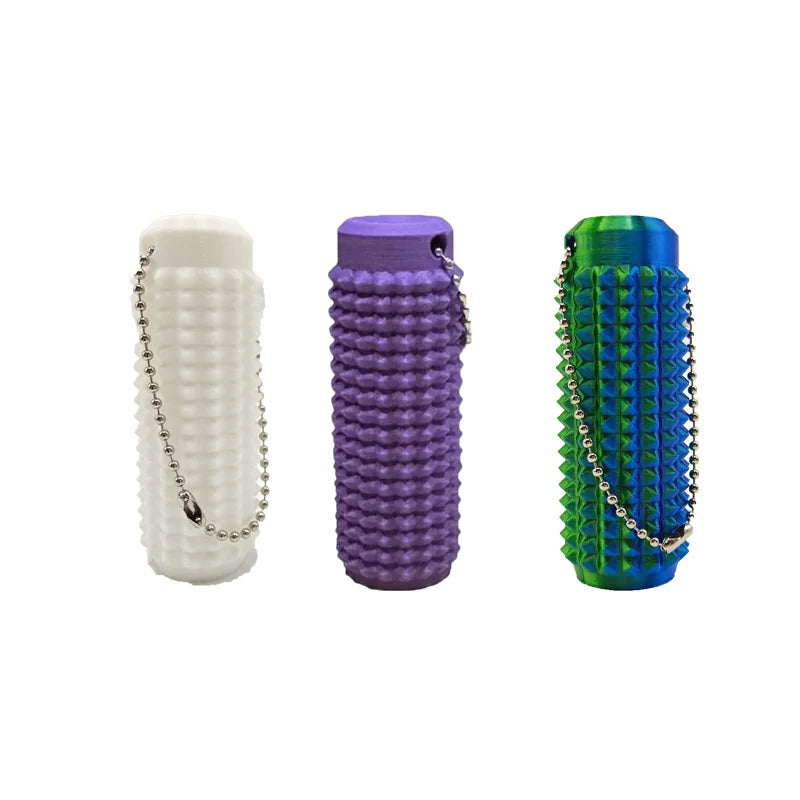 Spiky Fidget Keychain for Anxiety Relief – Portable Sensory Toy