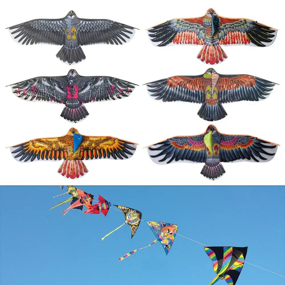 Eagle Pattern Kite with 30m Line – Easy-Fly Outdoor Toy for Kids
