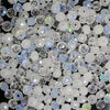 Faceted Crystal Glass Rondelle Beads for Jewelry Making