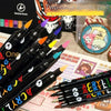 48-Color Acrylic Paint Markers with Dual Tips for Art & Craft