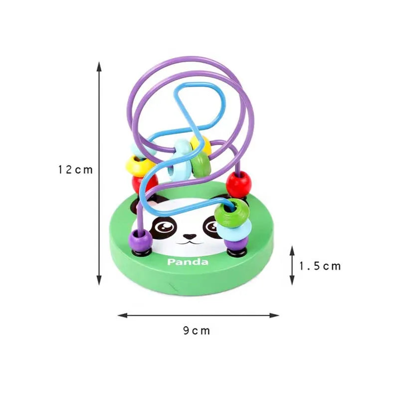 Montessori Wooden Bead Maze Toy for Toddlers