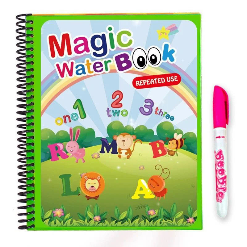 Reusable Water Coloring Book for Kids – Magic Drawing Pad
